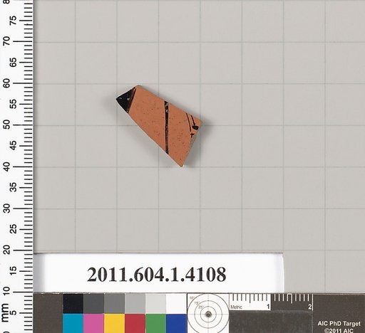 Terracotta fragment of a kylix (drinking cup)
