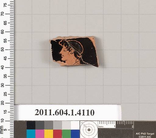 Terracotta fragment of a kylix (drinking cup)