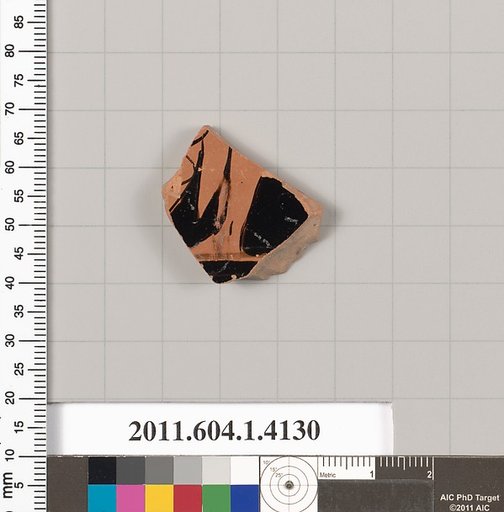 Terracotta fragment of a kylix (drinking cup)