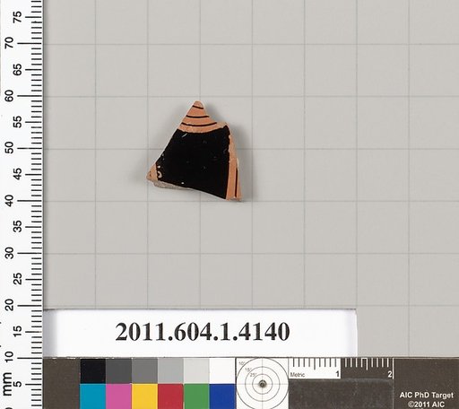 Terracotta fragment of a kylix (drinking cup)
