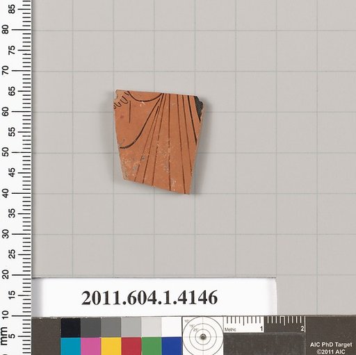 Terracotta fragment of a kylix (drinking cup)