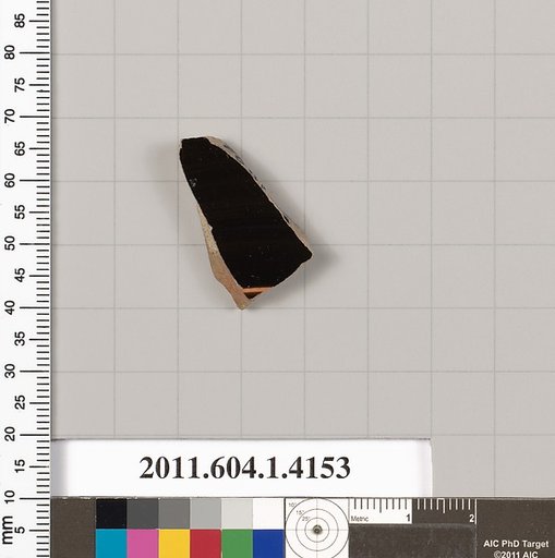 Terracotta fragment of a kylix (drinking cup)