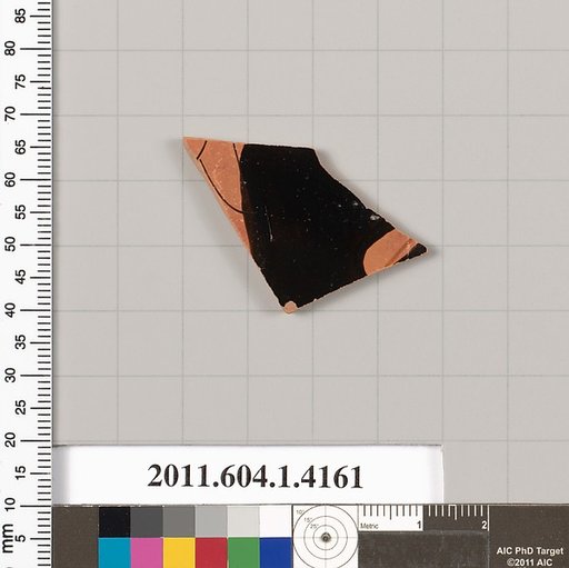 Terracotta fragment of a kylix (drinking cup)