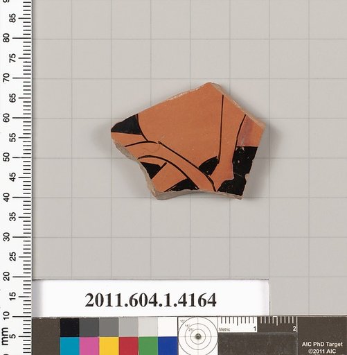 Terracotta fragment of a kylix (drinking cup)