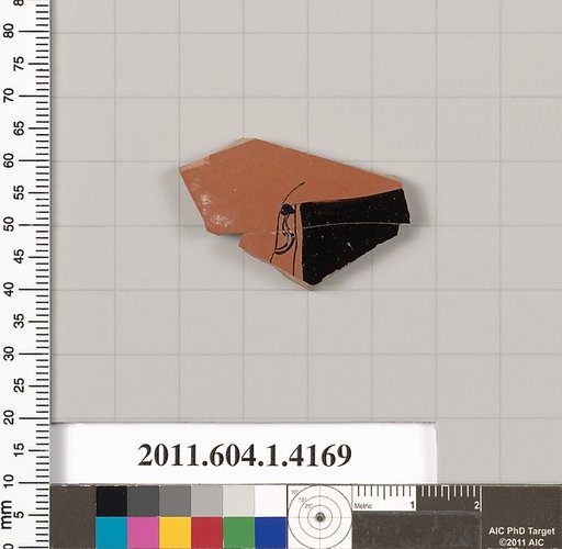 Terracotta fragment of a kylix (drinking cup)