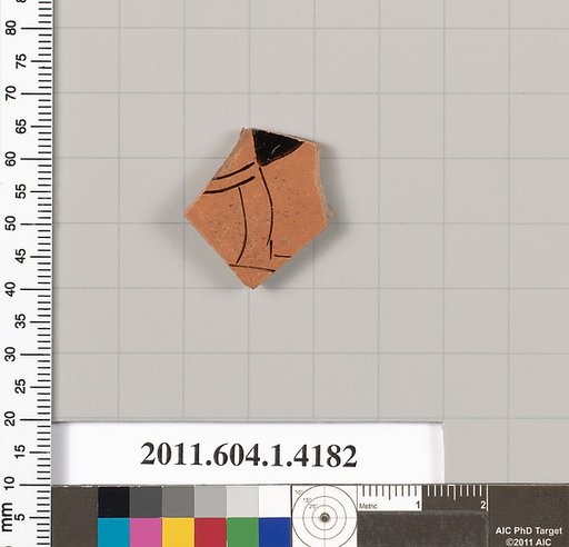 Terracotta fragment of a kylix (drinking cup)