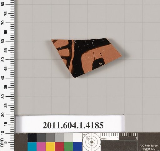 Terracotta fragment of a kylix (drinking cup)