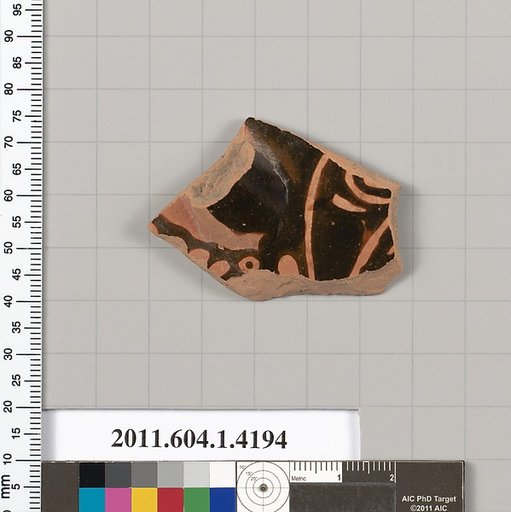 Terracotta fragment of a kylix (drinking cup)