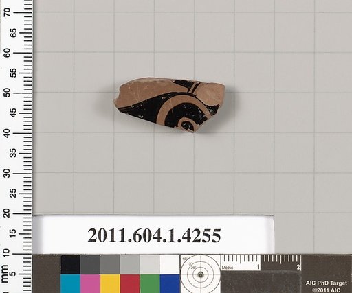 Terracotta fragment of a kylix (drinking cup)