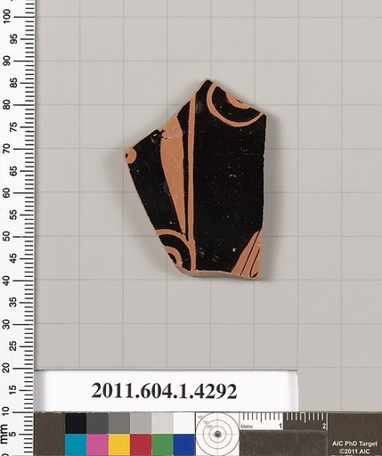 Terracotta fragment of a kylix (drinking cup)