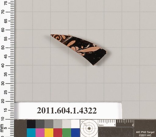 Terracotta fragment of a kylix (drinking cup)
