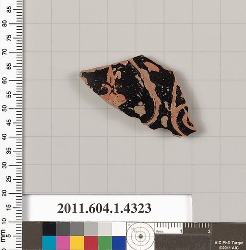 Terracotta fragment of a kylix (drinking cup)