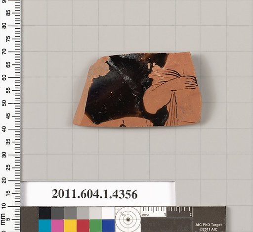 Terracotta fragment of a kylix (drinking cup)