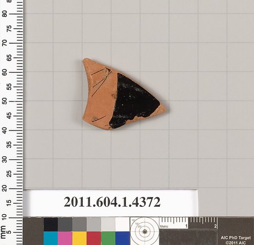 Terracotta fragment of a kylix (drinking cup)