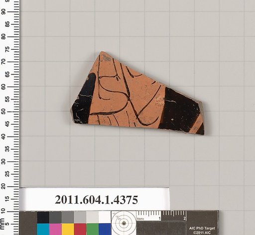 Terracotta fragment of a kylix (drinking cup)
