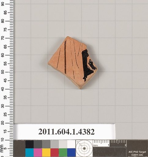 Terracotta fragment of a kylix (drinking cup)