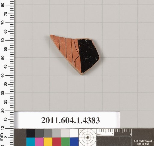 Terracotta fragment of a kylix (drinking cup)