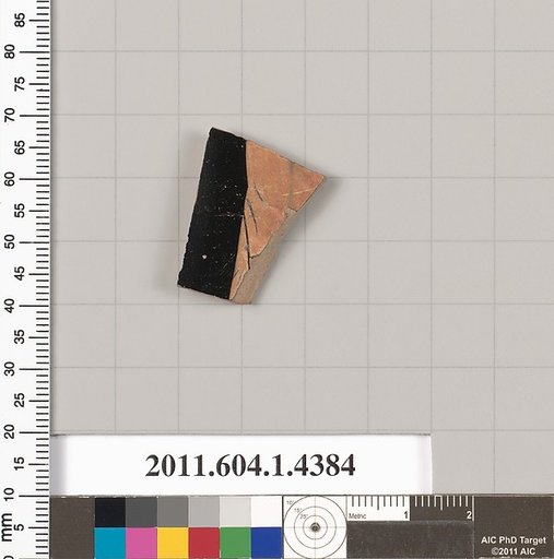 Terracotta fragment of a kylix (drinking cup)