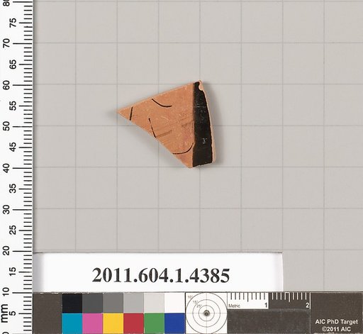 Terracotta fragment of a kylix (drinking cup)