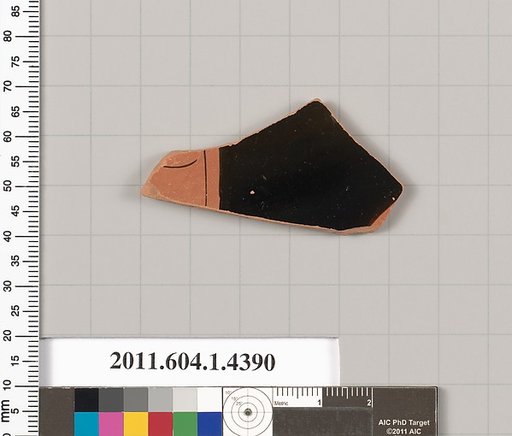 Terracotta fragment of a kylix (drinking cup)