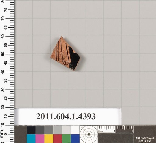 Terracotta fragment of a kylix (drinking cup)