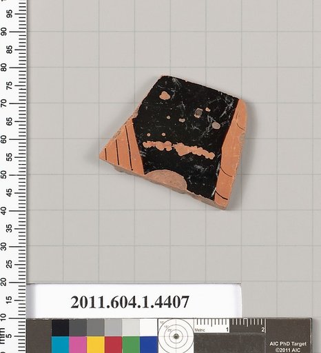 Terracotta fragment of a kylix (drinking cup)