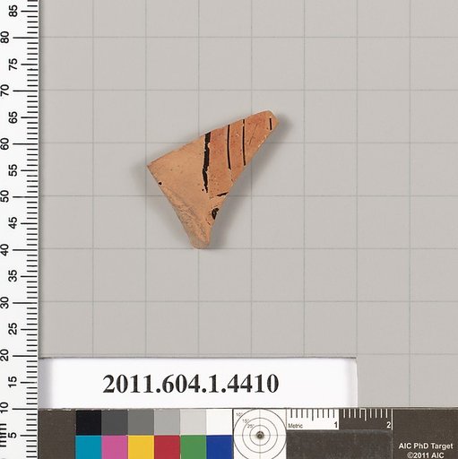 Terracotta fragment of a kylix (drinking cup)