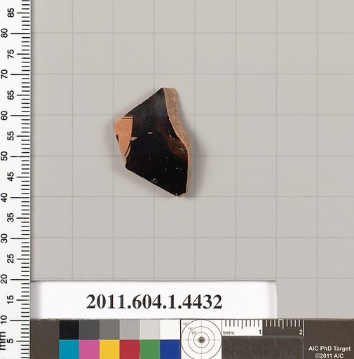 Terracotta fragment of a kylix (drinking cup)