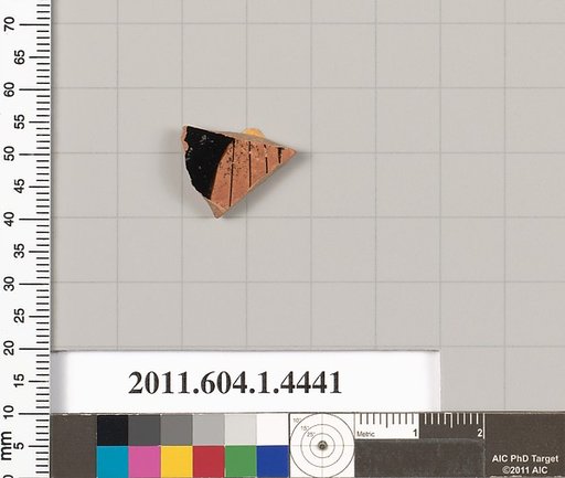 Terracotta fragment of a kylix (drinking cup)