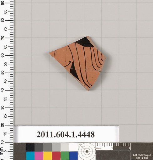 Terracotta fragment of a kylix (drinking cup)
