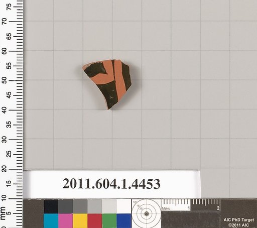Terracotta fragment of a kylix (drinking cup)