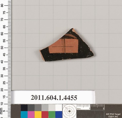 Terracotta fragment of a kylix (drinking cup)