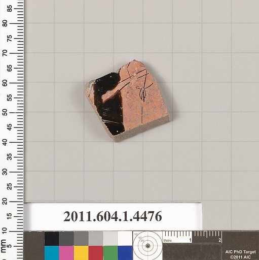 Terracotta fragment of a kylix (drinking cup)