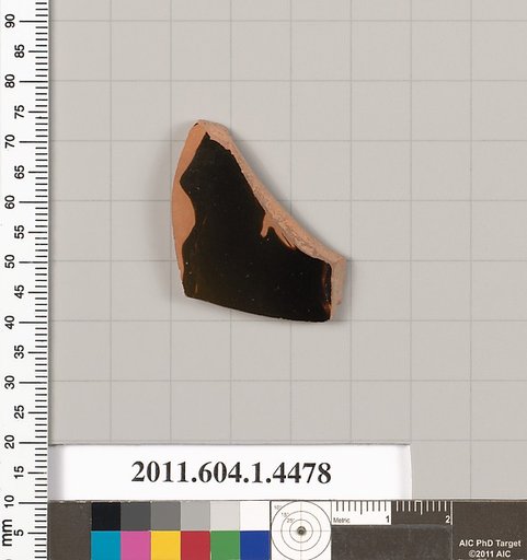 Terracotta fragment of a kylix (drinking cup)
