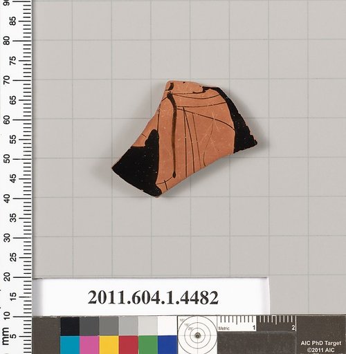 Terracotta fragment of a kylix (drinking cup)