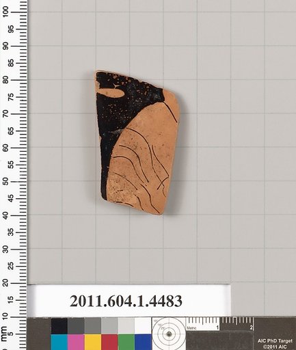 Terracotta fragment of a kylix (drinking cup)