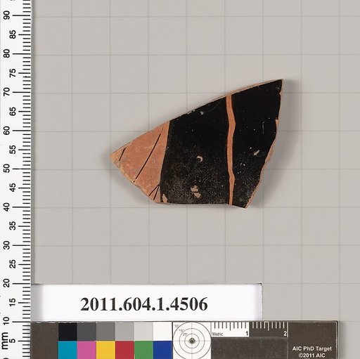 Terracotta fragment of a kylix (drinking cup)