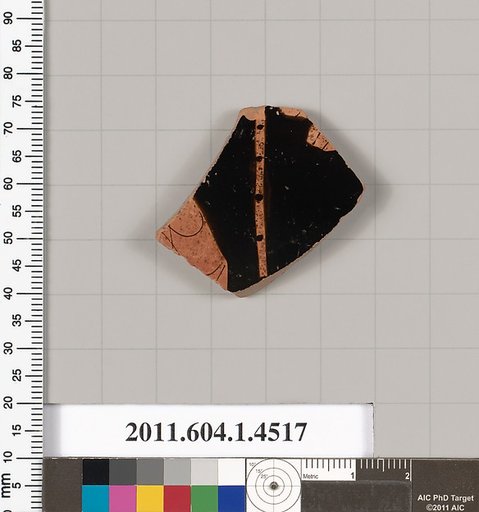 Terracotta fragment of a kylix (drinking cup)
