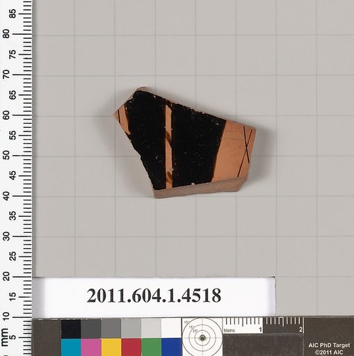 Terracotta fragment of a kylix (drinking cup)
