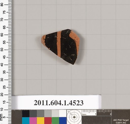 Terracotta fragment of a kylix (drinking cup)