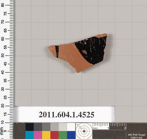 Terracotta fragment of a kylix (drinking cup)