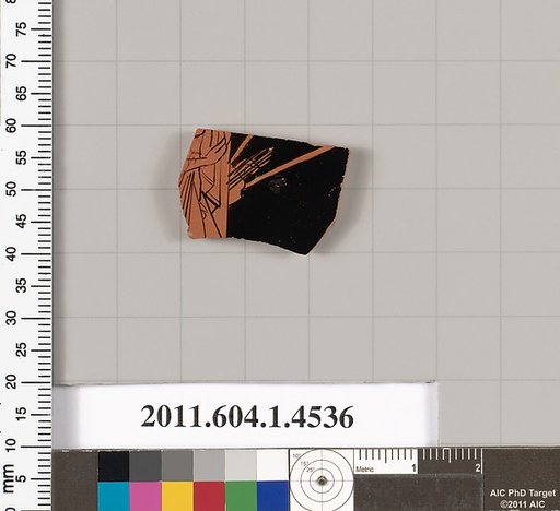 Terracotta fragment of a kylix (drinking cup)