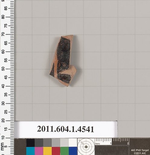 Terracotta fragment of a kylix (drinking cup)
