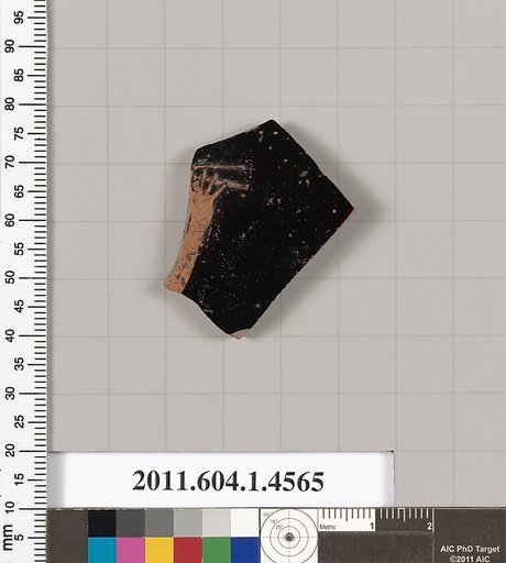 Terracotta fragment of a kylix (drinking cup)