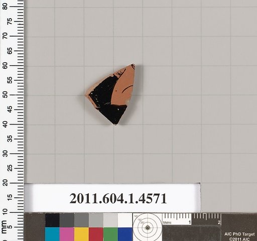 Terracotta fragment of a kylix (drinking cup)