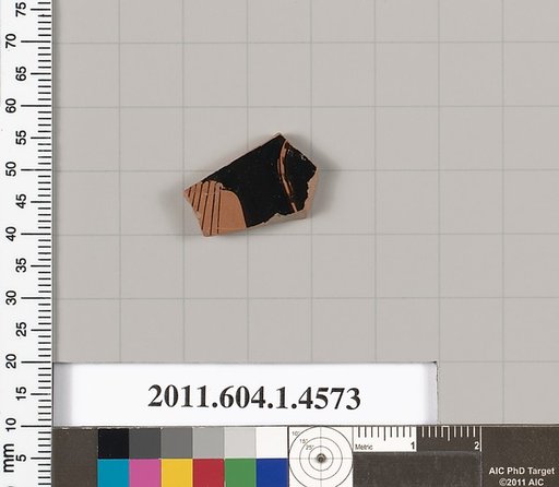 Terracotta fragment of a kylix (drinking cup)