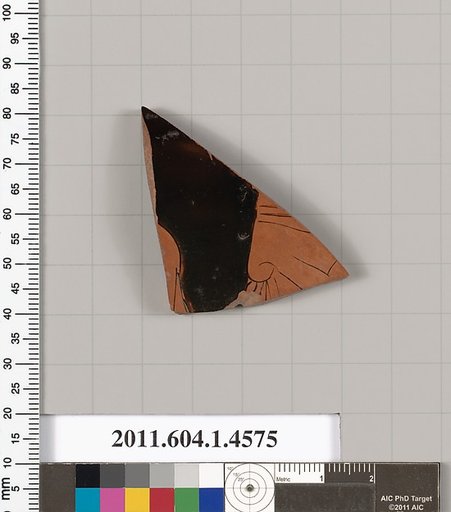 Terracotta fragment of a kylix (drinking cup)