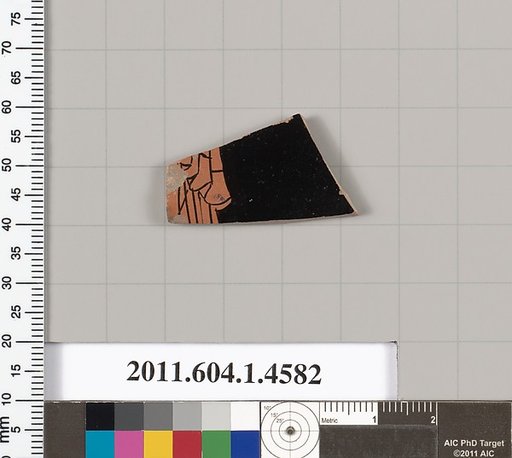 Terracotta fragment of a kylix (drinking cup)