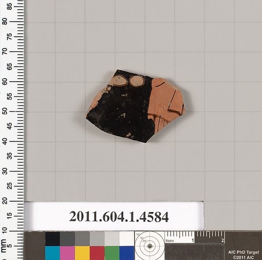 Terracotta fragment of a kylix (drinking cup)
