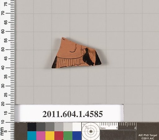 Terracotta fragment of a kylix (drinking cup)